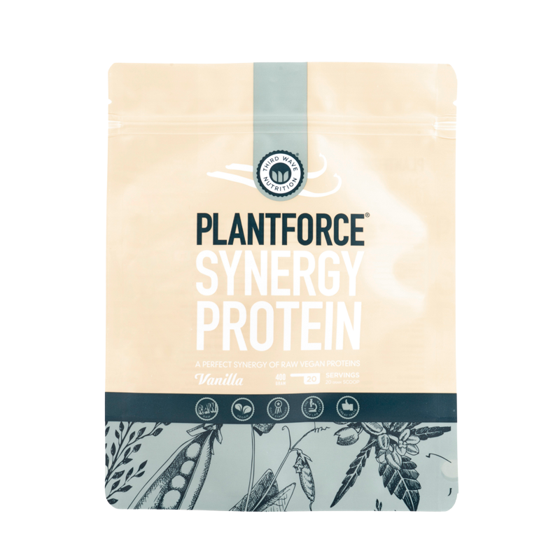 Plantforce Protein Vanilje Synergy G Se Pris Butikker Hos
