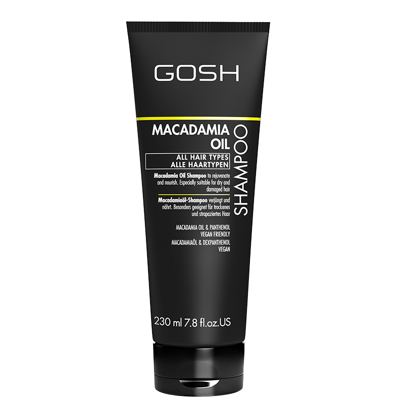Se GOSH Macadamia Oil Shampoo 230 ml. hos Well.dk