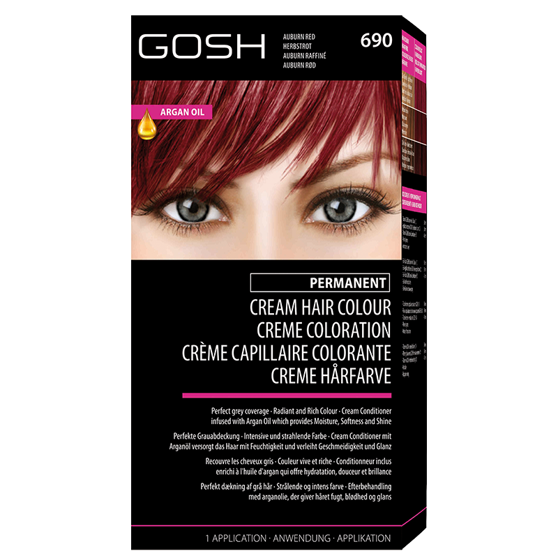 GOSH Cream Hair Colour Auburn Red 690