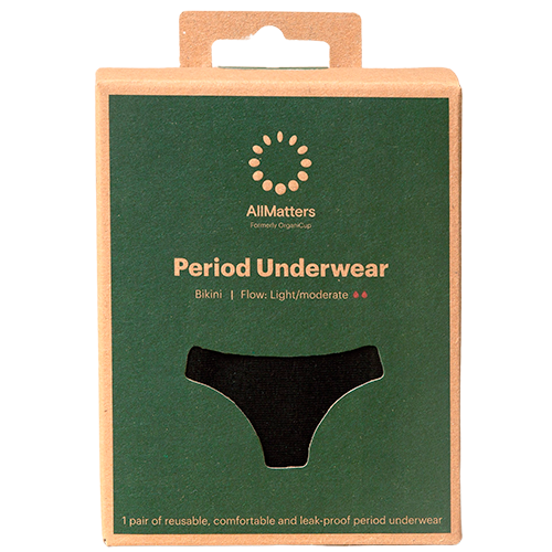 Billede af AllMatters Period Underwear Bikini Size L (1 stk) hos Well.dk