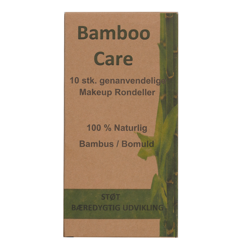 Se Bamboo Care Rondeller Bambus & Bomuld Genanvendelige 10 stk. hos Well.dk
