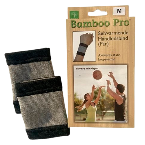 Bamboo Pro Håndledsbind Medium (1 sæt)