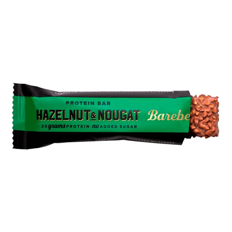 Barebells Protein Bar Hasselnødder Nougat (55 g)