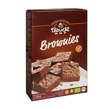 Billede af Bauckhof Brownies Mix Gl.Fri Ø (400 gr)