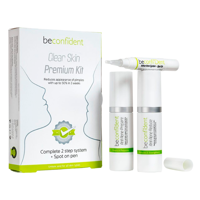 Billede af Beconfident Clear Skin Premium Kit (2 x 30 ml + 1 x 4 ml)