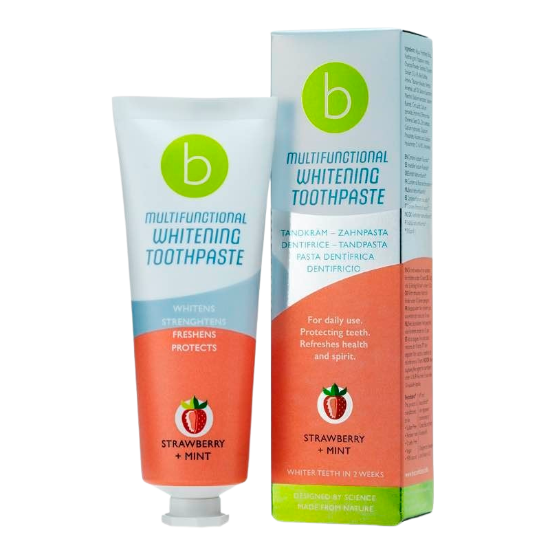 Billede af Beconfident Multifunctional Whitening Toothpaste Strawberry & Mint (75 ml)