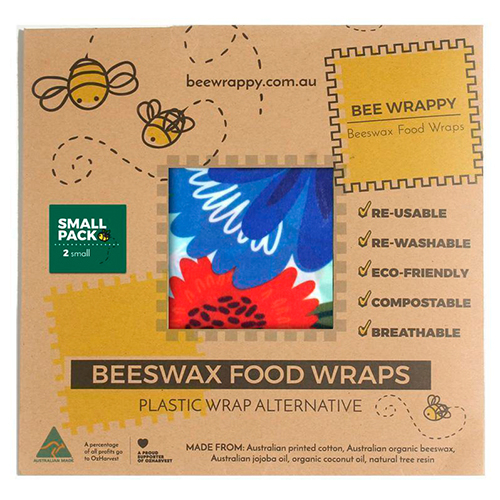 Billede af Bee Happy Beeswax Food Wraps (2 x Small)