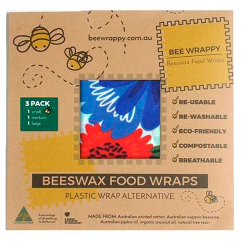 Billede af Bee Happy Beeswax Food Wraps (3 Pack)