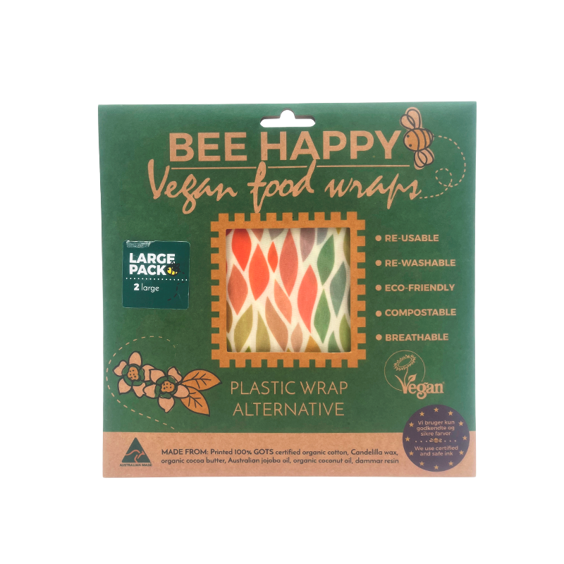 Billede af Bee Happy Beeswax Food Wraps Large (2 stk)