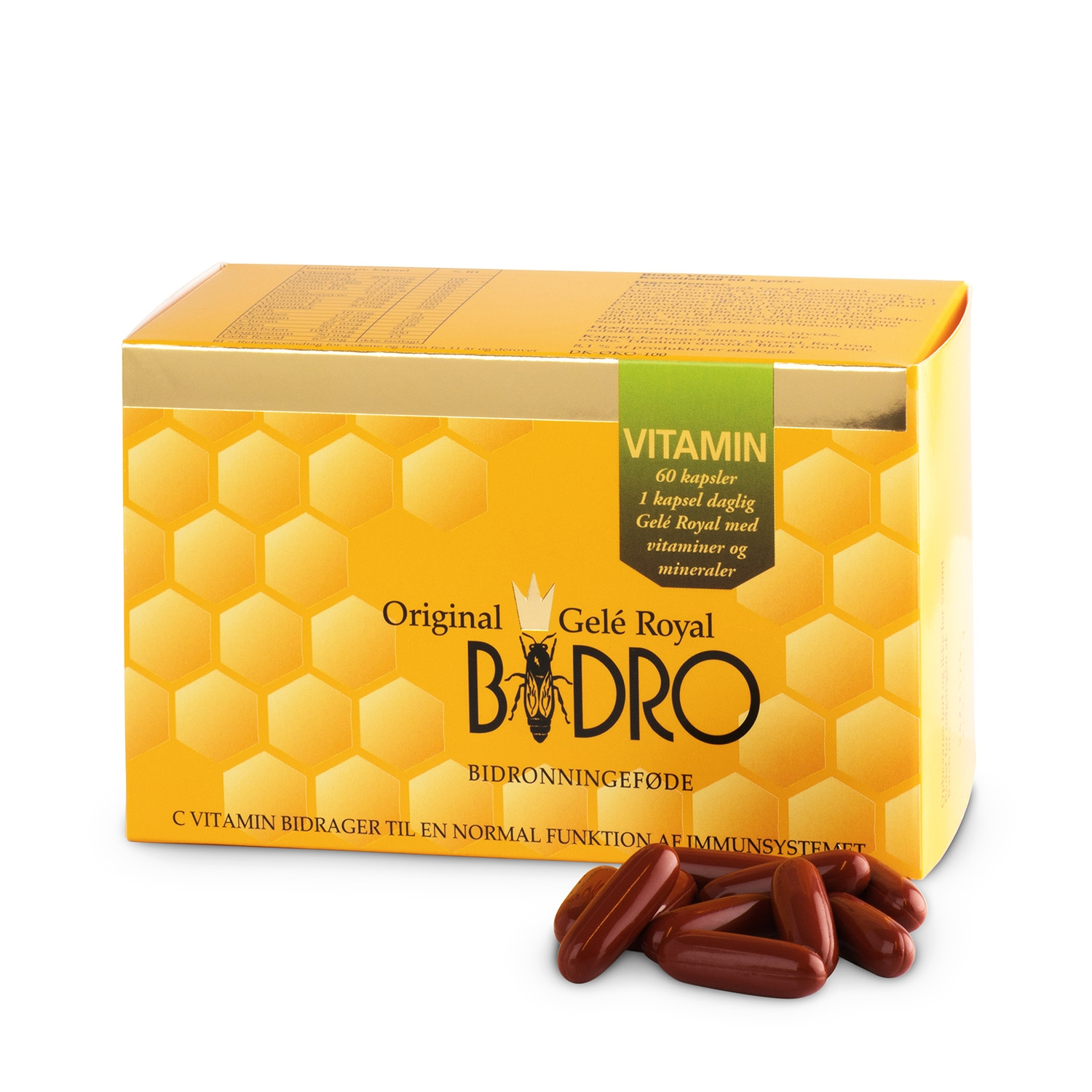 Se Bidro Vitamin Vegansk (60 kaps) hos Well.dk