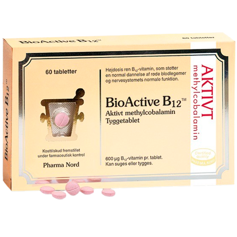 Billede af BioActive B12 (60 tabs.) hos Well.dk