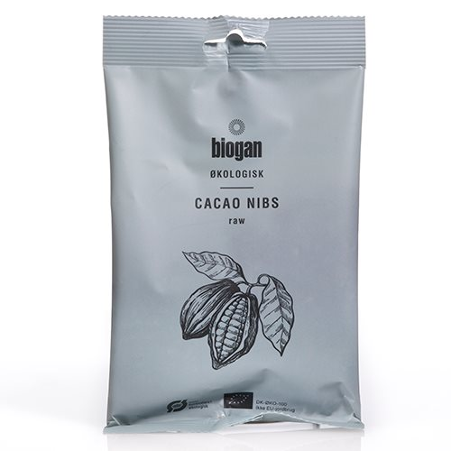 Billede af Biogan Cacao Nibs Criollo Raw Ø (80 g)