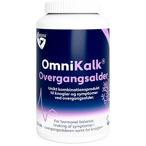 Se Biosym OmniKalk Overgangsalder (100 kaps) hos Well.dk