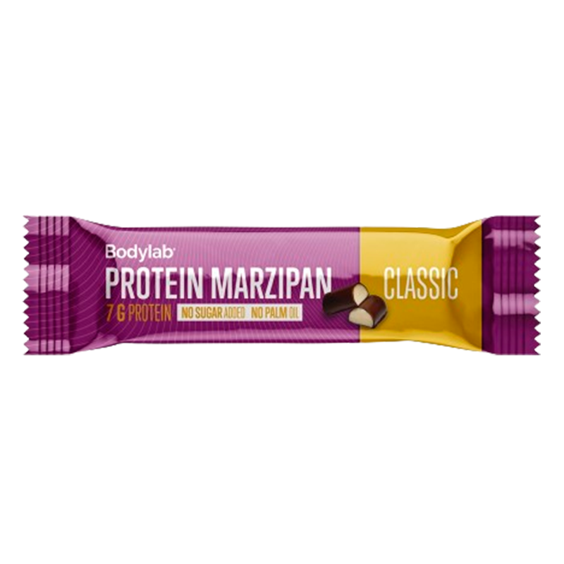 Se Bodylab Protein Marzipan Classic (50 g) hos Well.dk