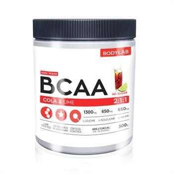 4: Bodylab BCAA Instant Cola and Lime (300 g)