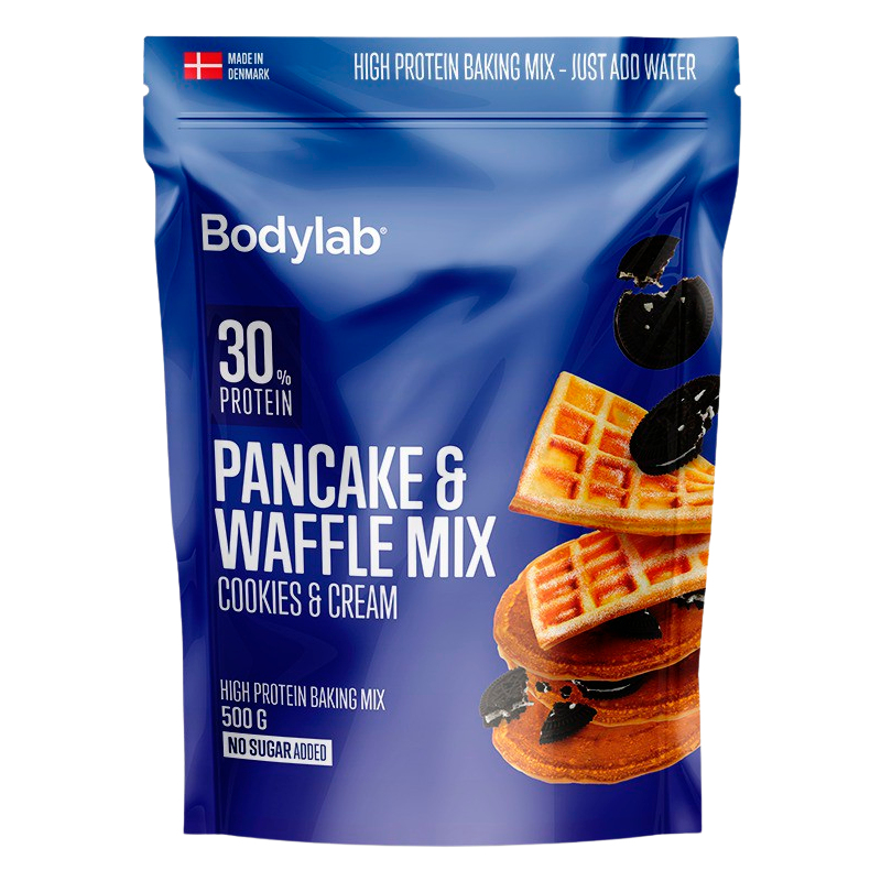 Se Bodylab Pancake Cookies & Cream (500 g) hos Well.dk