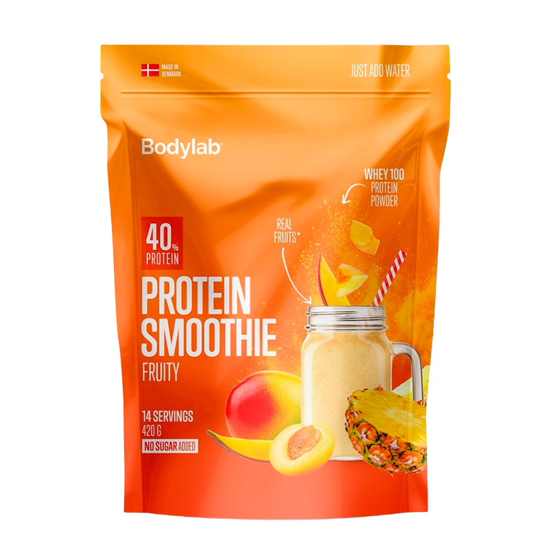 Se Bodylab Protein Smoothie Fruity (420 g) hos Well.dk