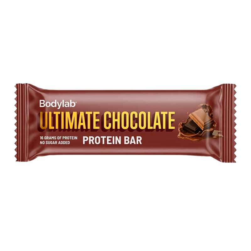 Se Bodylab Ultimate Chocolate Protein Bar (55 g) hos Well.dk