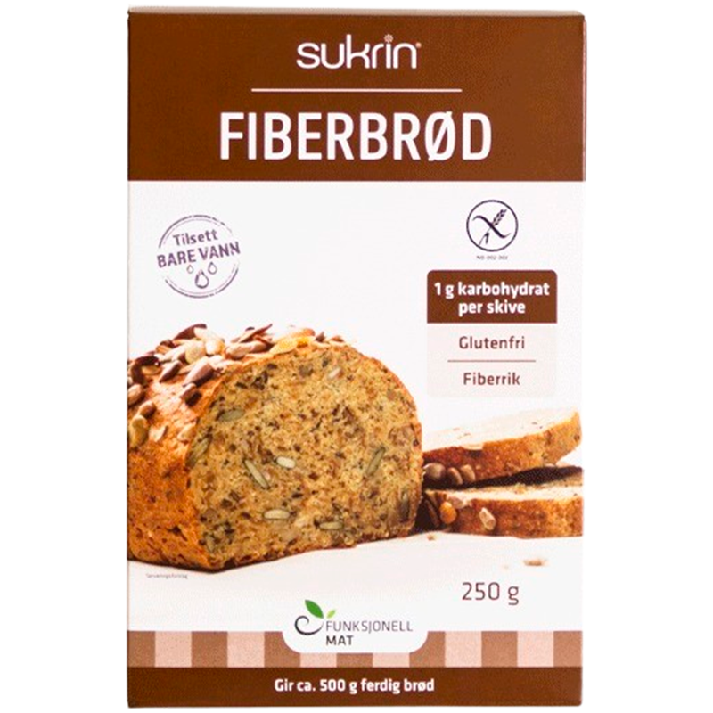Brødmix Glutenfri Fiberbrød (250 g)
