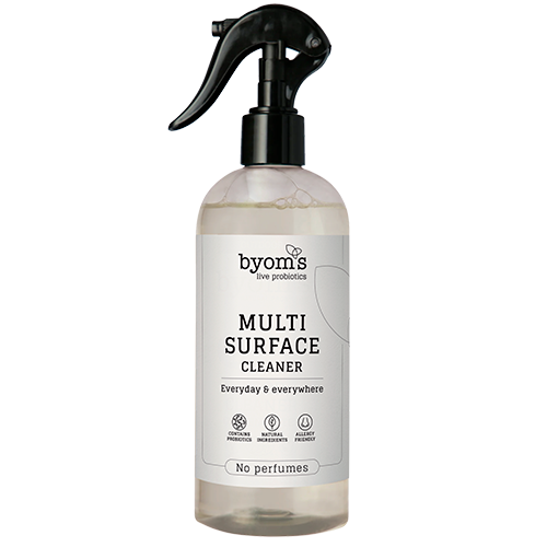 Se Byoms PROBIOTIC MULTI-SURFACE CLEANER No perfumes - 400 ml. hos Well.dk