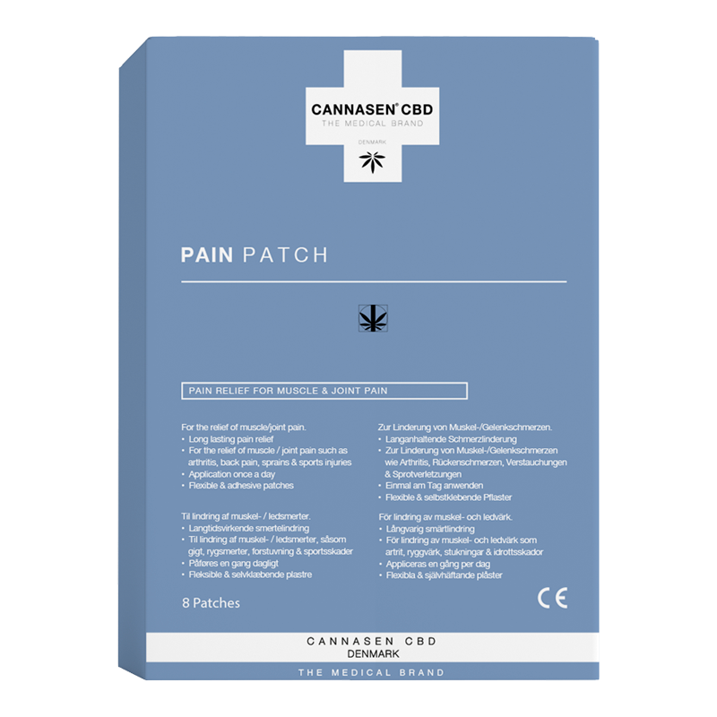 Billede af CANNASEN CBD Pain Patch Smerte plaster (8 stk)