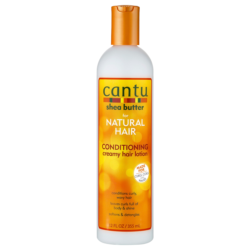 Cantu Shea Butter For Natural Hair Conditioning Creamy Hair Lotion (355 ml)