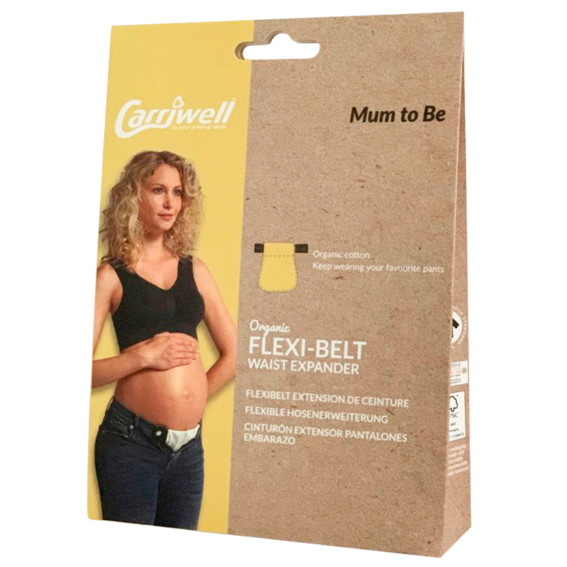 Se Carriwell Flexibelt Waist Expander Stretchable Pregnancy Belt, One-Size hos Well.dk