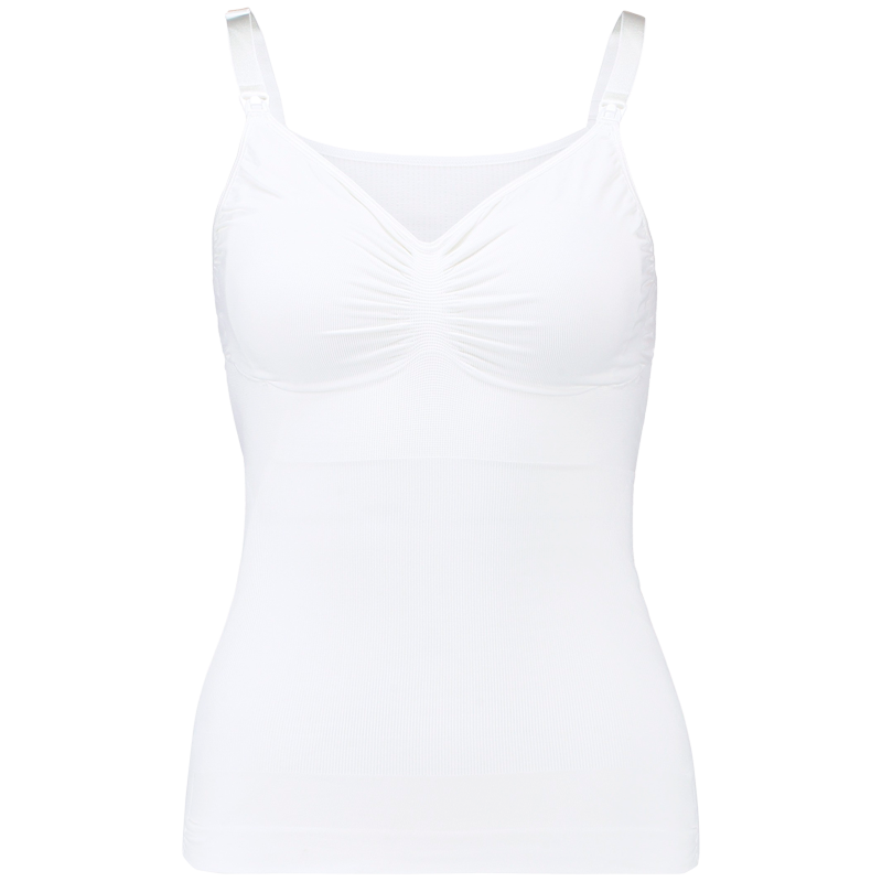 Carriwell Seamless Amme Top Med Shapewear Hvid - Large (1 stk)