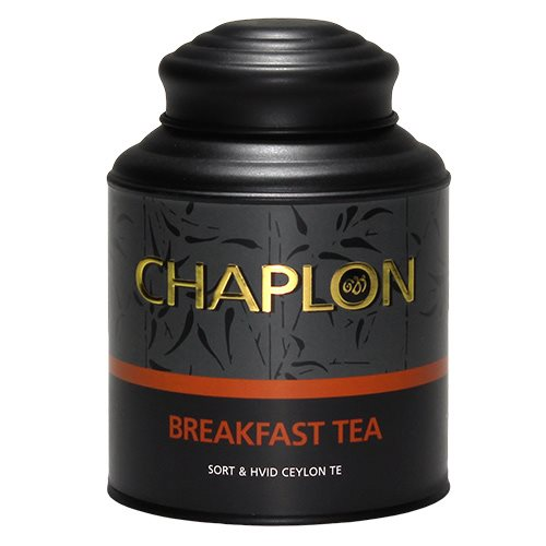 Billede af Chaplon Chaplon Breakfast sort/hvid te dåse Ø (160 g)