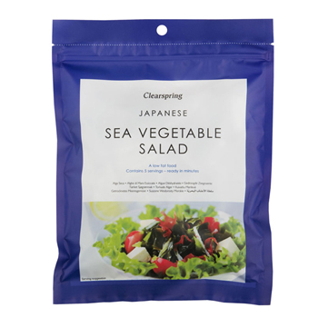 Se Clearspring Sea Vegetable Salad Wakame, agar & aka tsunomat, 25g hos Well.dk