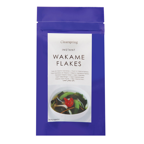 Se Clearspring Wakame Instant Flakes (25 gr) hos Well.dk