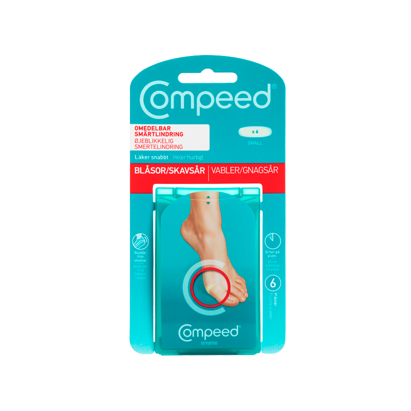 Se Compeed COMPEED® Blister Small Plasters 6 stk pakke hos Well.dk