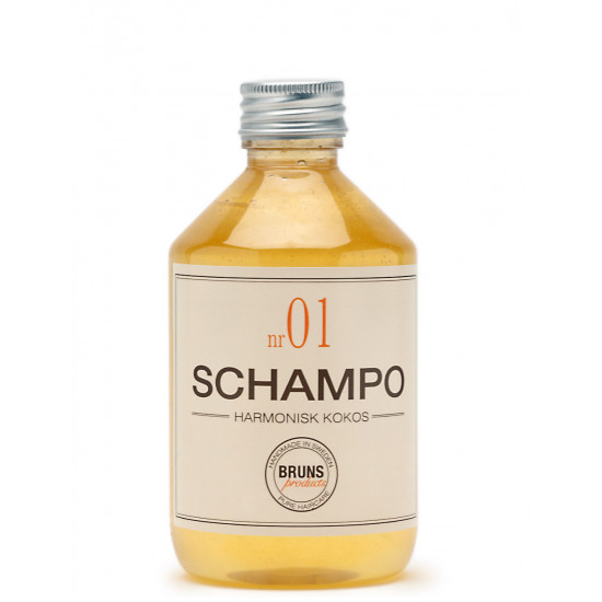 Bruns Nr. 01 Shampoo Harmonisk Kokos 330 ml.