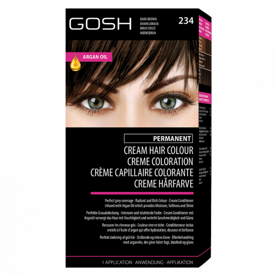 GOSH Cream Hair Colour Dark Brown 234