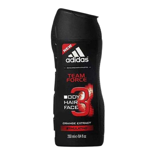 adidas team force 3in1 shower gel 250 ml.