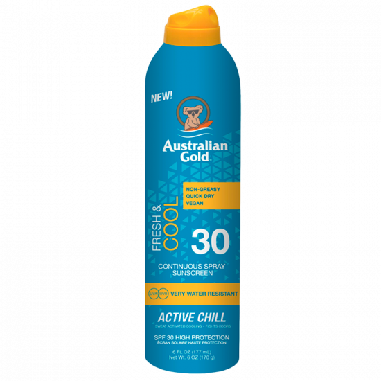 Australian Gold SPF 30 Cont. Spray Active Chill 177 ml