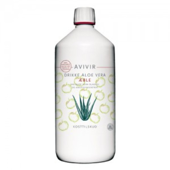 Avivir Drikke Aloe Vera 95 % Æble 1 l.