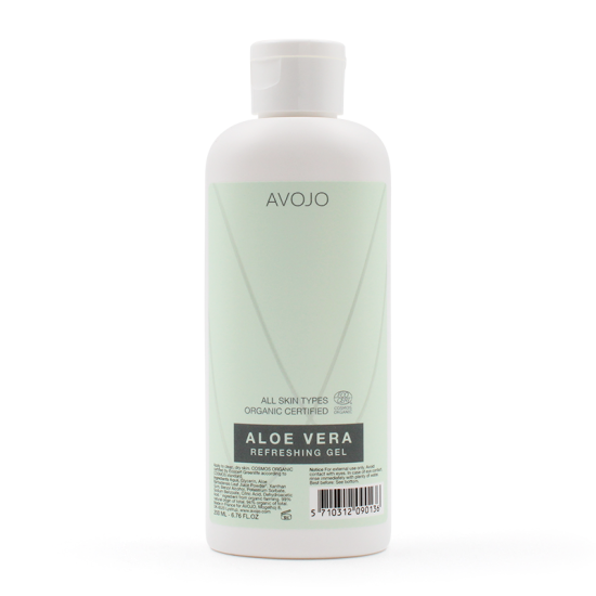 Avojo Certified Organic Aloe Vera Refreshing Gel (200 ml) - Cosmos