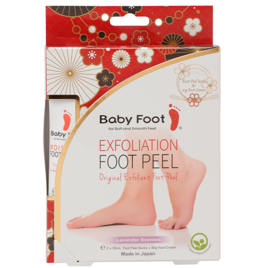 Baby Foot Exfoliation Foot Peel Giftbox (1 sæt )