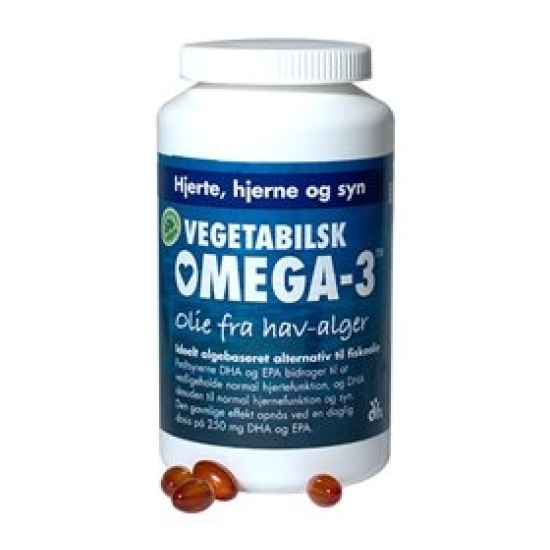 Berthelsen Vegetabilsk Omega-3 180 kapsler