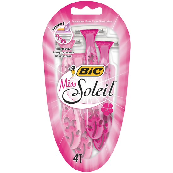 BIC Miss Soleil Skraber (4 stk)