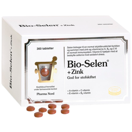 Bio-Selen Zink (360 tabletter)