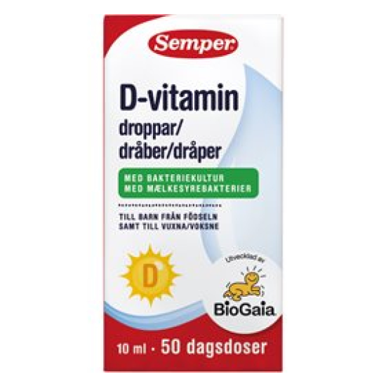 BioGaia D-vitamindråber Semper (10 ml)