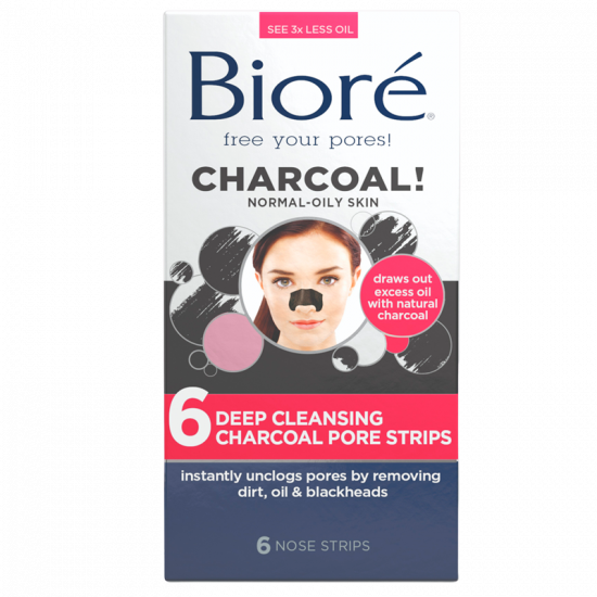 Bioré Deep Cleansing Charcoal Pore Strips (6 stk)