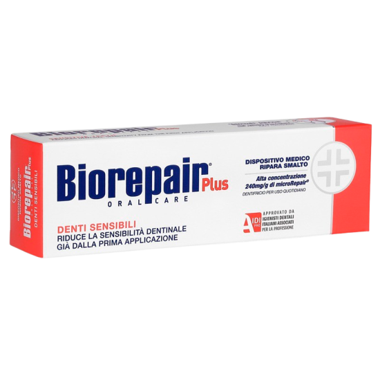 BioRepair Dental Sensitive Tandpasta - Den Røde (75 ml)