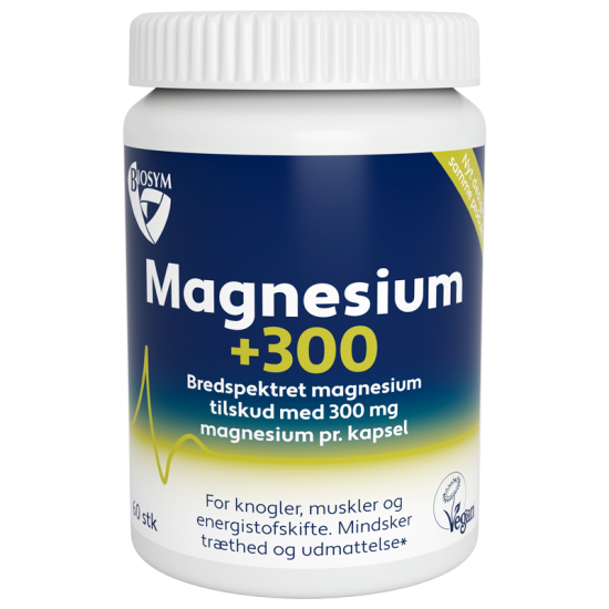 Biosym Magnesium +300 60 kapsler
