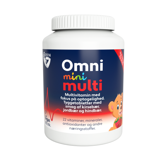 Biosym OmniMini Multivitamin Til Børn 80 kapsler