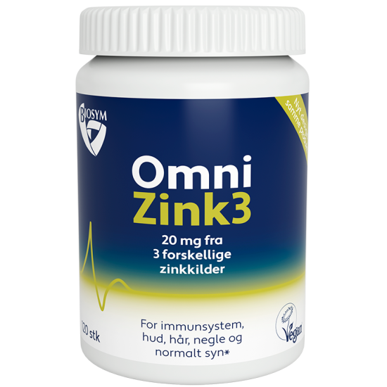 Biosym OmniZink 120 tabletter