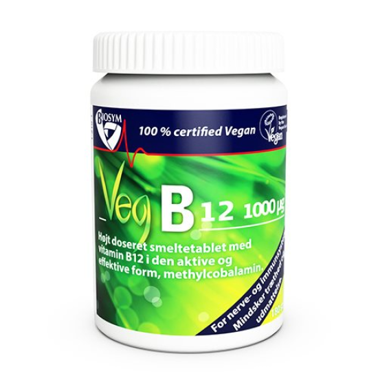 Biosym Veg B12 120 kapsler