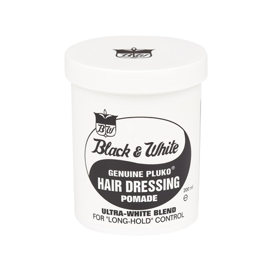 black & white hair dresing pomade 200 ml
